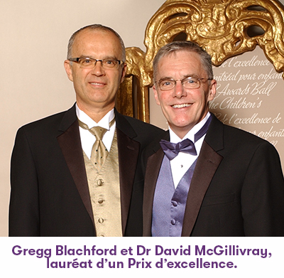 Gregg Blachford et Dr David McGillivray en 2008