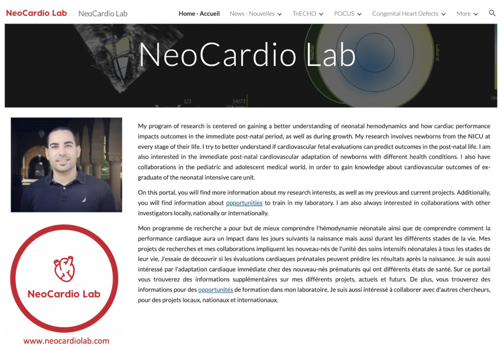 NeoCardioLab - Dr Gabriel Altit