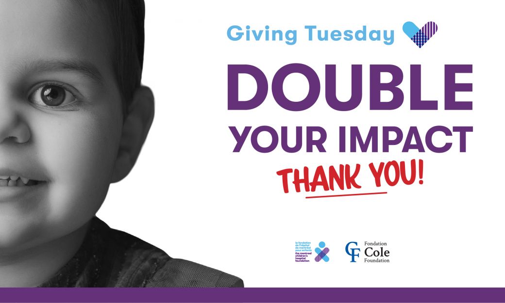 Double your impact on Giving Tuesday